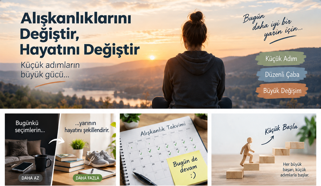 Alışkanlıklarını Değiştir, Hayatını Değiştir: Küçük Adımların Büyük Gücü