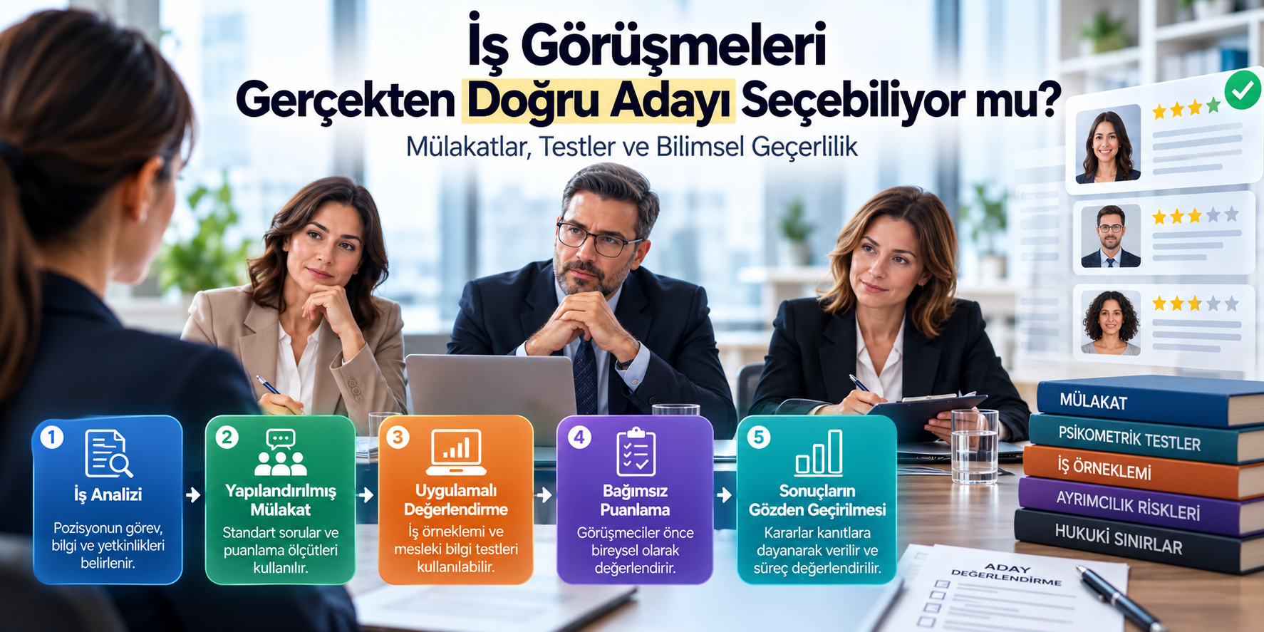 İş Görüşmeleri Gerçekten Doğru Adayı Seçebiliyor mu? Mülakatlar, Testler ve Bilimsel Geçerlilik