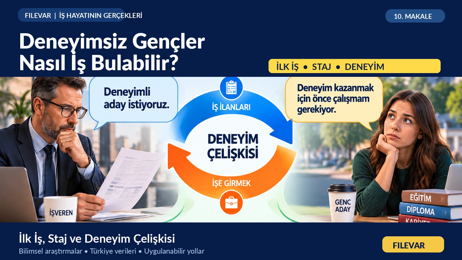 Deneyimsiz Gençler Nasıl İş Bulabilir? İlk İş, Staj ve Deneyim Çelişkisi