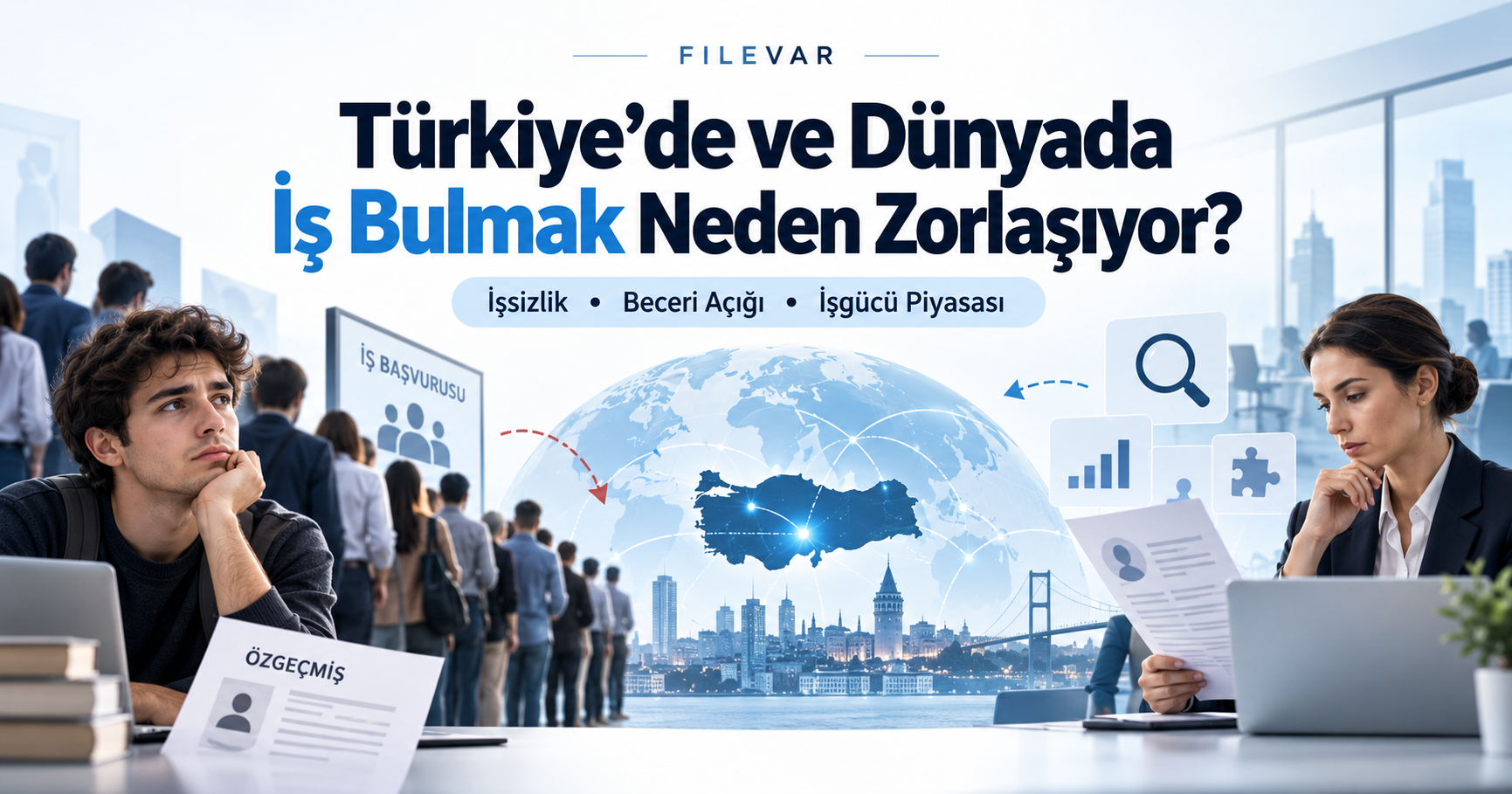 Türkiye’de ve Dünyada İş Bulmak Neden Zorlaşıyor? İşsizlik, Beceri Açığı ve İşgücü Piyasasının Gerçekleri